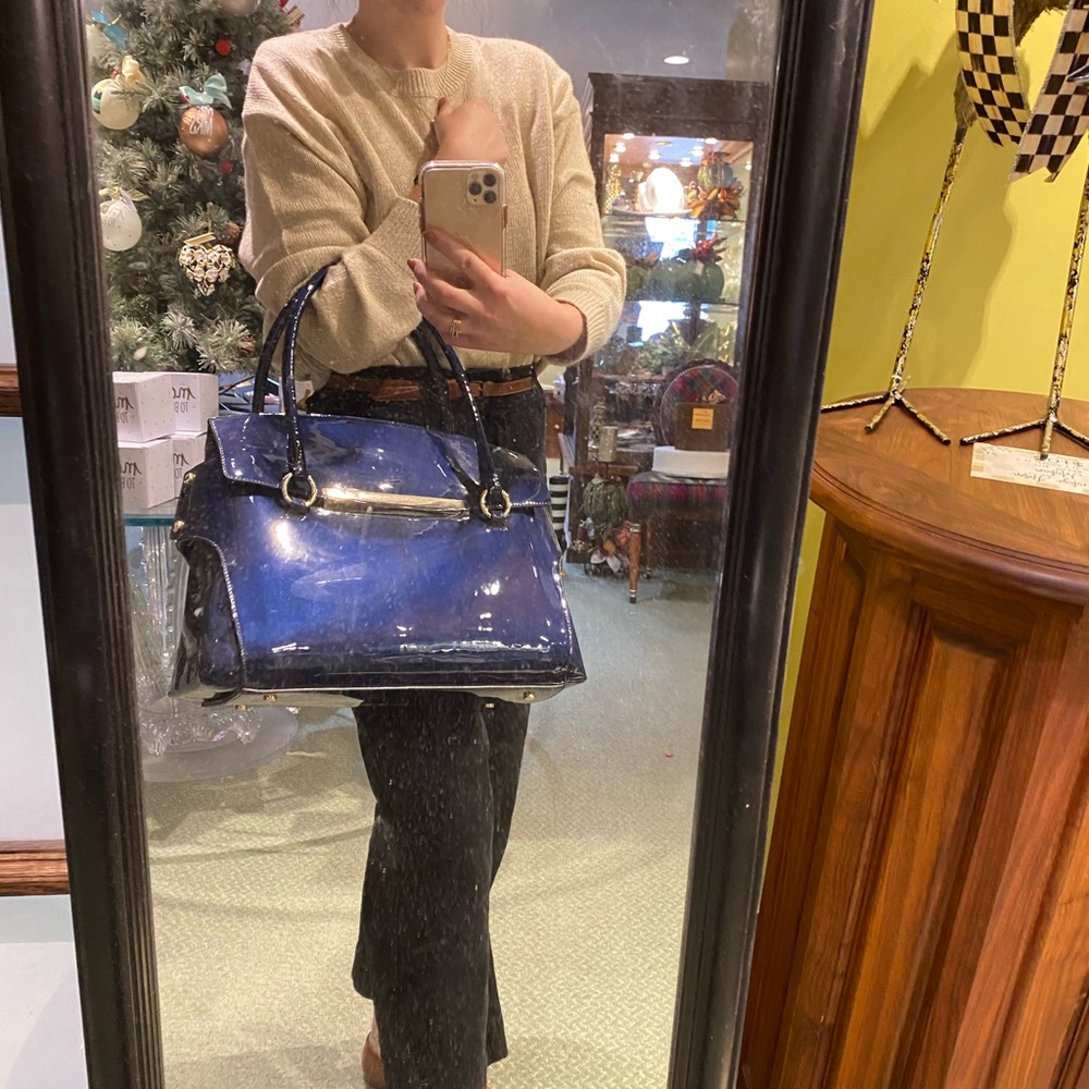 Beautiful Blue Purse - Picture 2 of 7